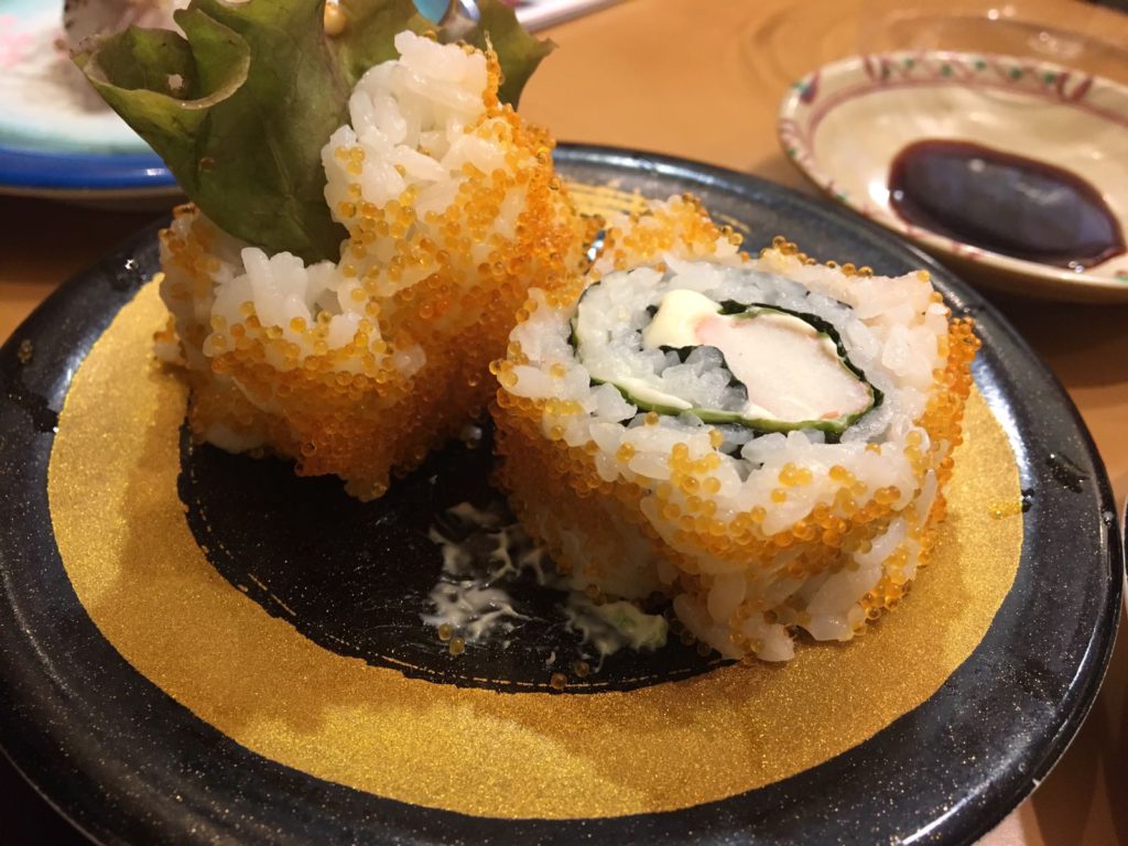 Urumaki sushi in Japan