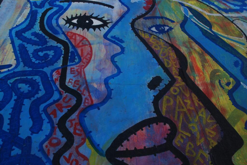 Berlijnse muur graffiti